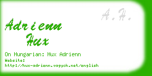 adrienn hux business card